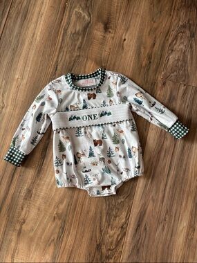 Winter ONEderland Romper for Toddler’s 1st Birthday